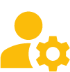 person and cog